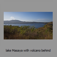 lake Masaya with volcano behind